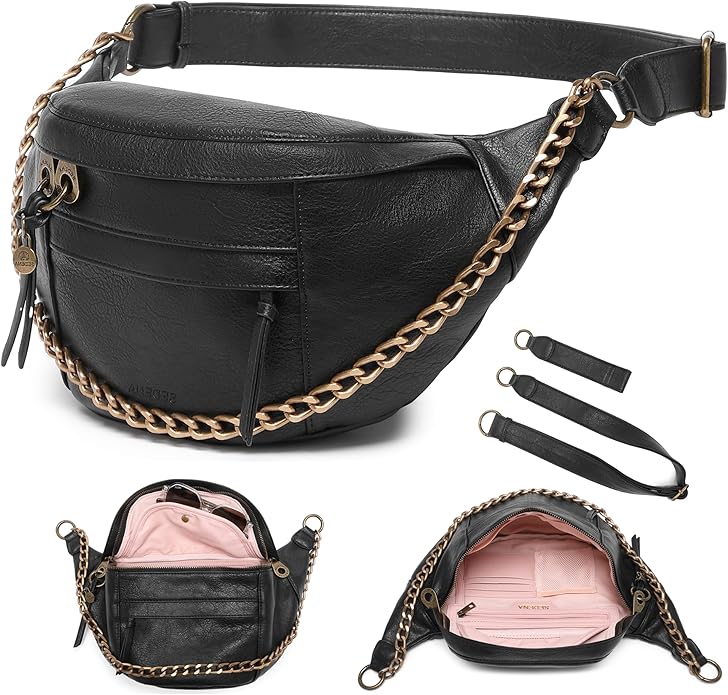 Daily, Anti-theft, Travel Cross Body Bag Big - Black