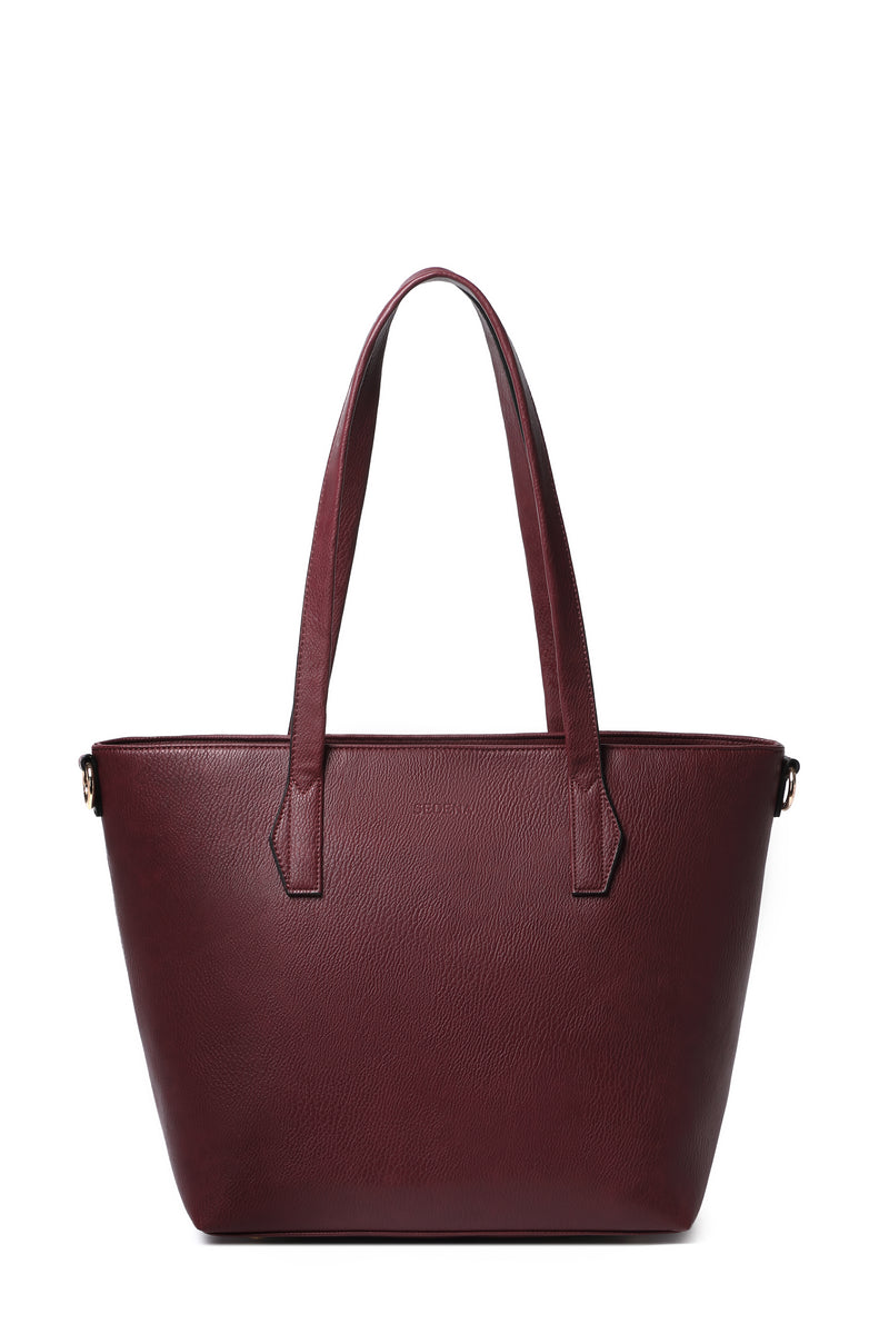 LAPTOP TOTE | Burgundy