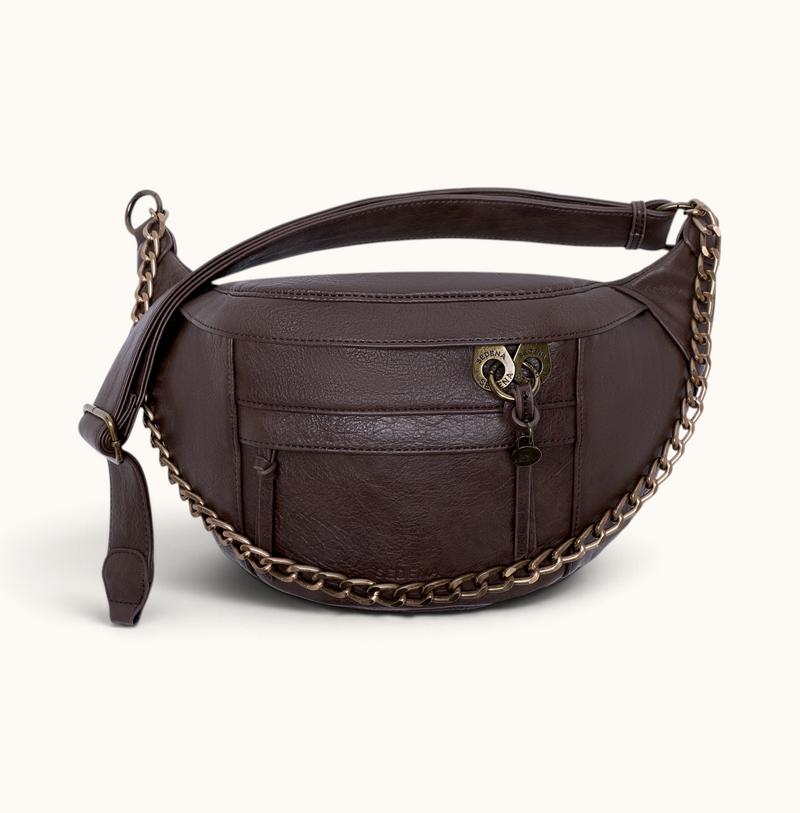 Large Crossbody Bag | Dark Brown