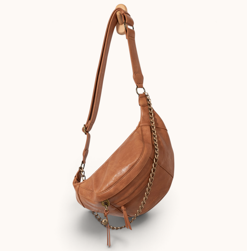 LARGE CROSSBODY BAG | BROWN