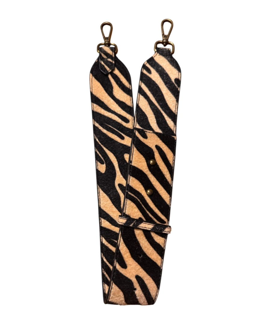 Cross Body Strap - Zebra Pattern